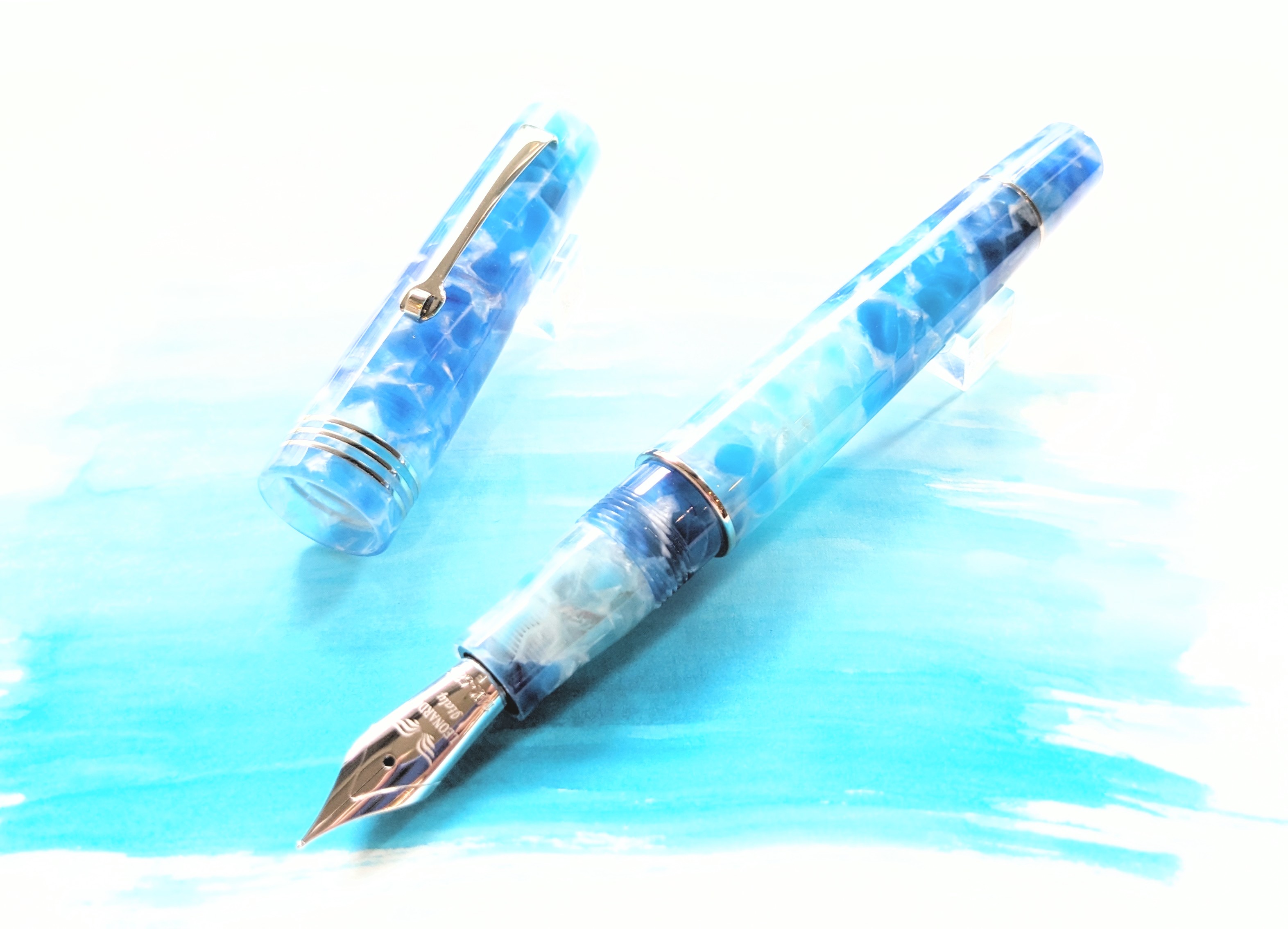 レオナルド ハワイ 14K シルバー leonardo hawaii 万年筆
