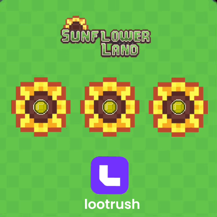 🌻400SFL giveaway 🌻 Two winners drawn on August 31
Follow the steps:  1. Like, RT and Follow

@LootRushGames
&amp;
@chenfuyu027
2. Tag 3 friends who play

<a href="/0xSunflowerLand/">Sunflower Land</a>