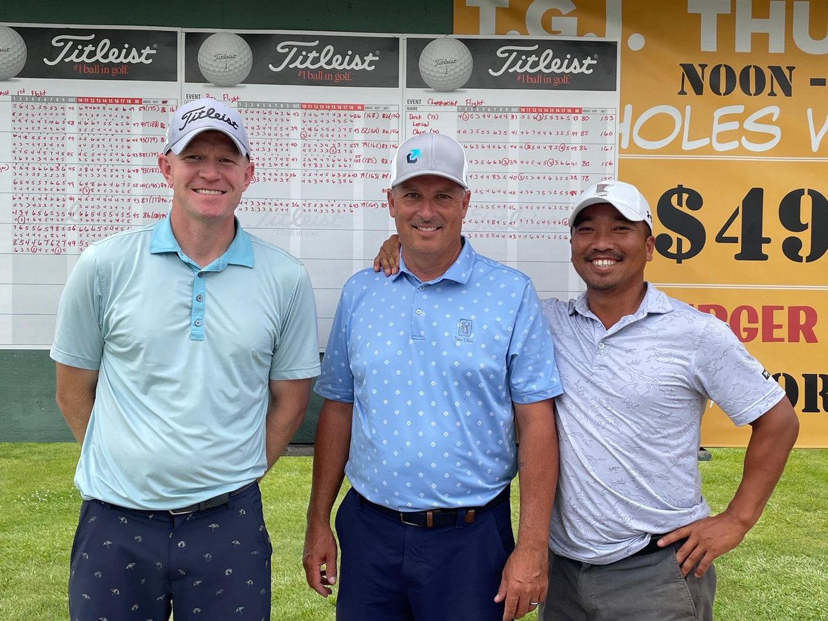 derekjlarson's tweet photo. Proud to have won the 2023 WildMarsh Club Championship
73-80, and I didn’t make it easy on myself shooting 7 over on the final nine holes to win by 2. But “Got r Done”!
#Wildmarsh #Wildmarshgolf https://t.co/Zm9M0J2Myb