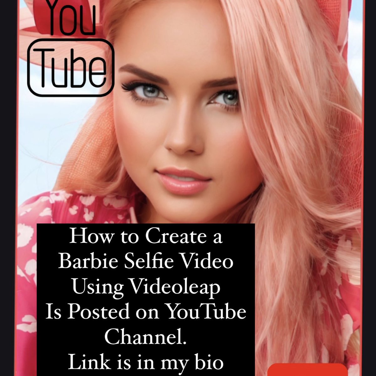 LorisTechTime's tweet image. How to Create a Barbie Selfie Video on Videoleap #barbie #aivideoeditor ... youtube.com/shorts/AWLpqL3… via @YouTube