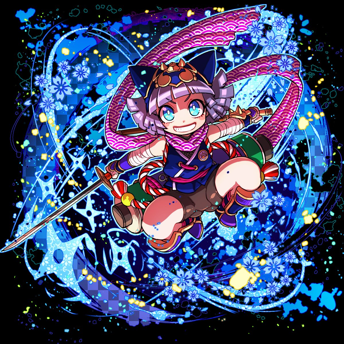 このカードはGODにするときに「蝙蝠隠れサイゾウ」、「犬忍ユノ」の