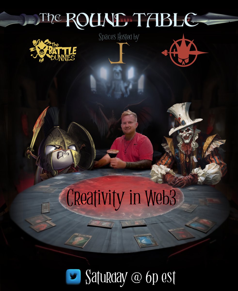 PirateMothy's tweet photo. After @elementodragons Sunday Funday we will join the Round Table: 💫 Inspiration & Creativity in Web3 📷 Find out what inspires our Founders & how they do what they do! Hosted by @DPS_Club54 & @NftLukeyG
📷#TheRoundTable #NFTCommunity #NFTs #elementodragons #nft #dragons https://t.co/TyjdRFnWGc