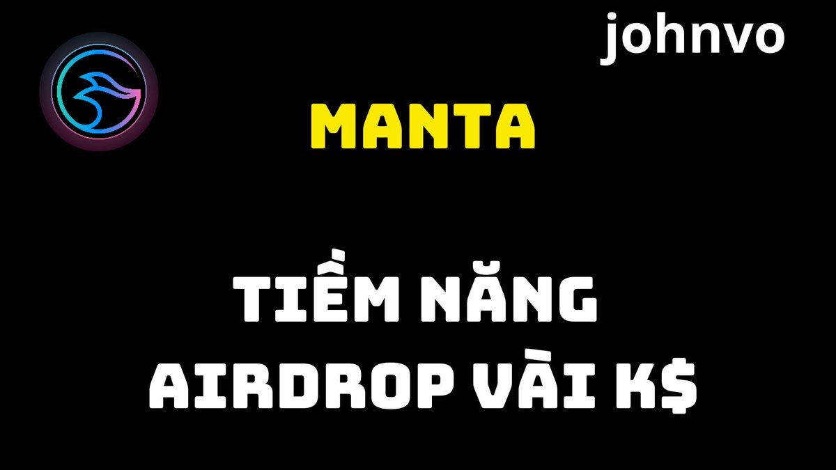 Airdrop tiềm năng vài k$ từ manta ( P2)

Một vài yếu giúp ae trải nghiệm sớm #MantaPacific nhận airdrop lớn tương lai

Bài này chia sẻ vài điểm nổi bật con hàng được binance labs + <a href="/Polychain/">Polychain</a> đầu tư, định giá 500M$

AE theo sát để tránh bỏ lỡ vài nhiệm vụ sau