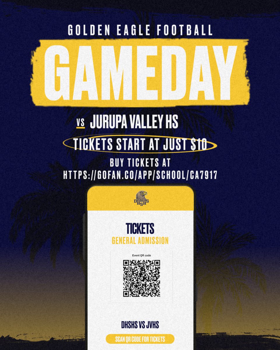 Scan the QR code or visit the site to get access to purchase tickets for our first home game 8/25. Both JV and Varsity games for one ticket
