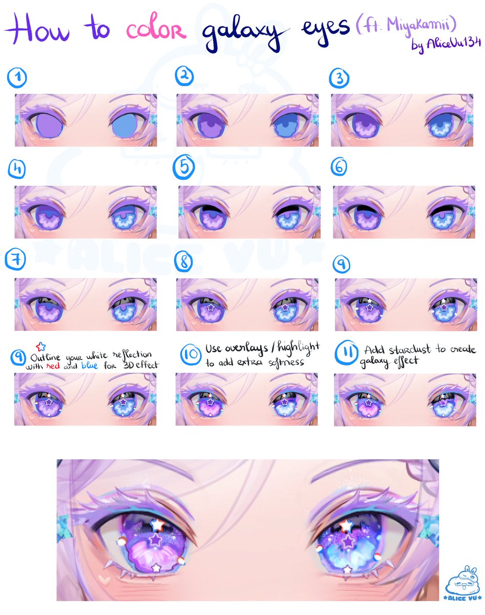 How to 🎨 galaxy eyes 🌌 👀 ft. <a href="/miyakamii/">miya</a>
