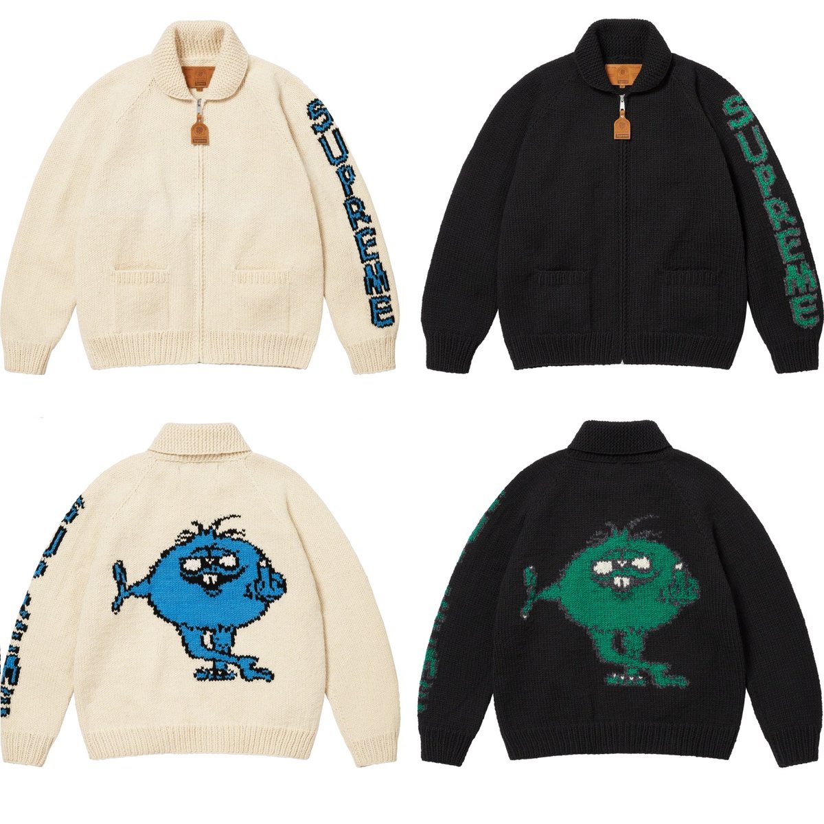 Supreme 最新エディトリアル公開 Camacho Cowichan Sweater 国内定価