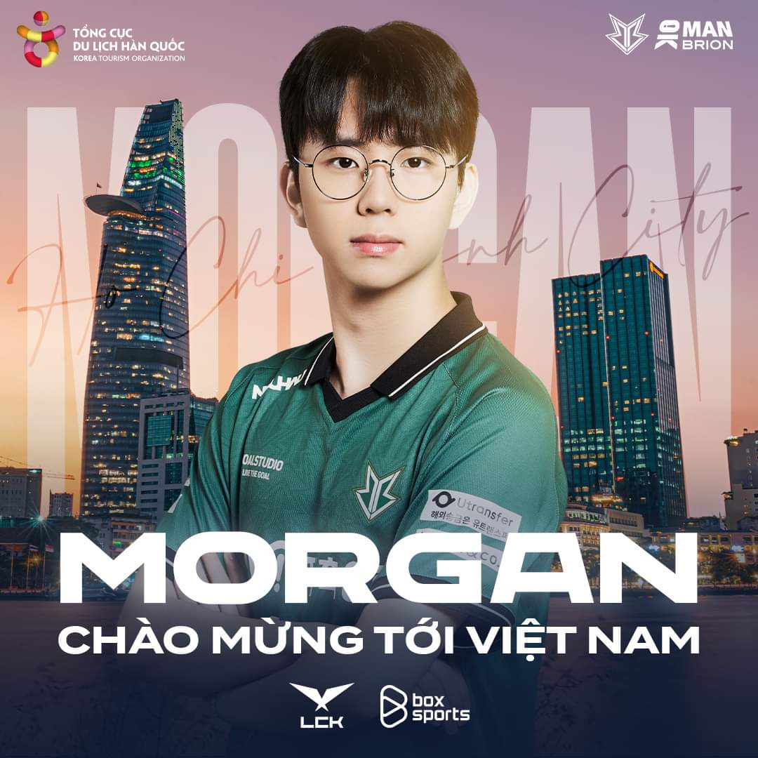 MorhomeVN's tweet image. Well come to VietNam !
모건 선수는 9월에 베트남에 갈 것이다.
2023년 여름 시즌이 끝난 후, 모건 선수는 매우 특별한 역할로 당분간 베트남으로 갈 것이다. 베트남에서의 모건의 여정에 대한 다음 정보를 기대합시다. 
#모건 #박루한
Cre: #LCK #KTOVietnam #BRO #BoxSports
