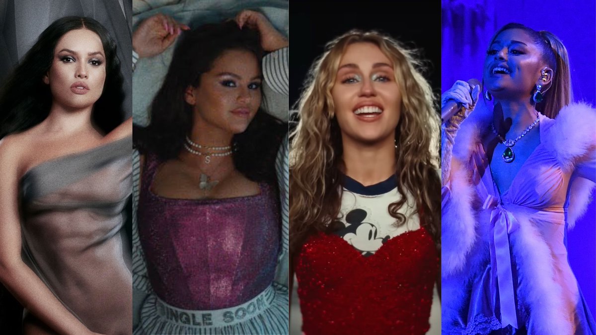 HugoGloss's tweet photo. Lançamentos de Sexta: Primeiro álbum de Juliette, e novidades de Selena Gomez, Ariana Grande e Miley Cyrus são destaques; confira! https://t.co/EJHSOuoxSd (📷: Juliana Rocha/ Reprodução; YouTube/ Rob Latour; Shutterstock) https://t.co/1QG55YkgLp