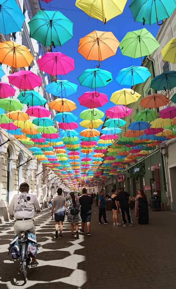 Travel_2Romania's tweet photo. ☂️☂️🌈☂️☂️👤🚶🏼™️📲🔝
La Pas Prin Timisoara #Timisoara #visittimisoara #cityphotography #phonephotography 📲 #unbrellastreet 🌸🌸⛪🔝™️
©️ Adrian T Photographer
#DiscoverRomania https://t.co/uwzudci9LE