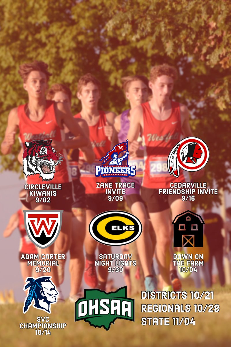 Our season gets underway next Saturday in Circleville. Here’s our full 2023 XC schedule.
