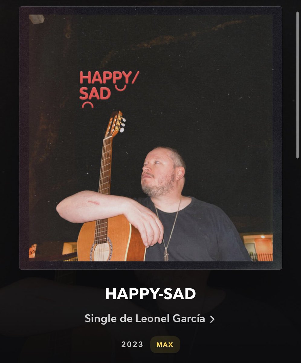 LeonelGOficial's tweet photo. Ya está mi nueva rola HAPPY-SAD en plataformas de streaming y el video está arriba también. Gracias por escuchar y por todo!! Vayan a checarla!!! Los quiero https://t.co/eGDSA8WEln