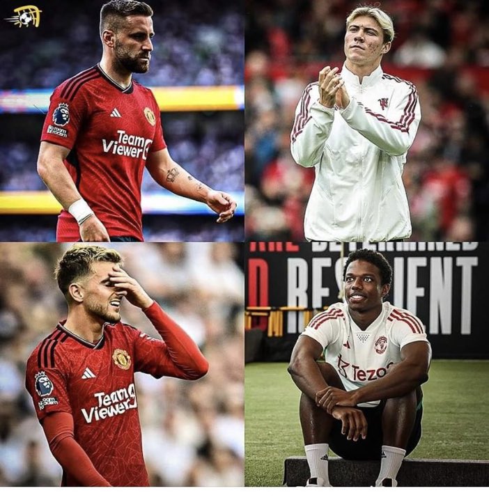 Azeez6542's tweet image. Manchester United's current 𝗶𝗻𝗷𝘂𝗿𝘆 𝗹𝗶𝘀𝘁:

Rasmus Hojlund (back)
Tyrell Malacia (unknown)
Amad (knee)
Kobbie Mainoo (ankle)
Tom Heaton (calf)
Mason Mount (hamstring)
Luke Shaw (muscular)