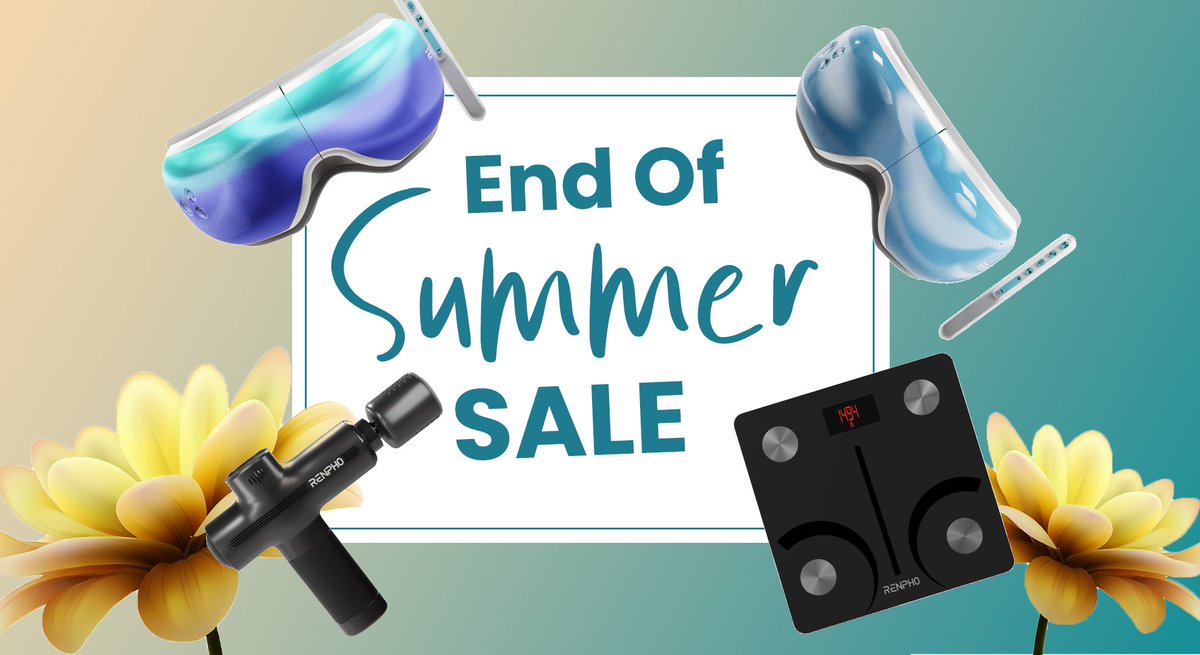 We are all craving for a sale! End of Summer Sale available here. Massage gun it is! go.renpho.com/end-of-summer-… #endofsummer #endofsummersale #endofsummer2023 #endofsummersale2023 #renpho #smart #health #simplified #eyemassager #massagegun #smartscale #wellness #fitness #recovery