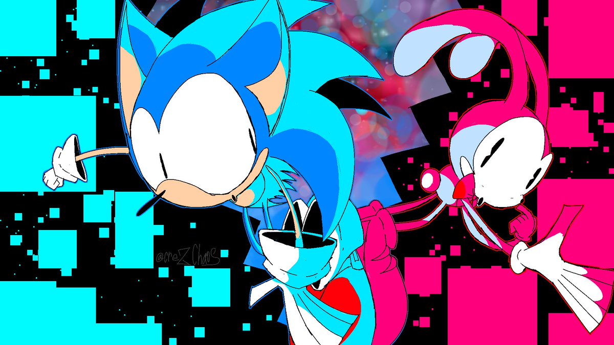 Cre8Chaos_'s tweet photo. There's a skin in sonic superstars that's just sonic's concept design the rabbit is named Max btw
he used to be called feels by the fans
-
- (RETWEETS APPRECIATED!!)
-
#Drawing #art #artist #fanart #SonicTheHedgehog #sonicfanart #SonicSuperStars #feelstherabbit #maxtherabbit https://t.co/e6pDOxfTbs