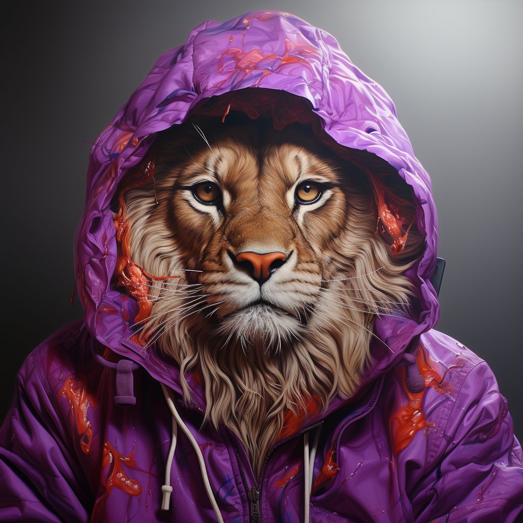 buffoonai's tweet photo. Animals in hoodies (2/2)
Lion, Bear, Elephant, Chimp
#buffoonai #art #drawing #illustration #artwork #digitaldrawing #digitalillustration #aiart #aiartwork #midjourney #midjourneyart #midjourneyai https://t.co/AxKpIhBjMW