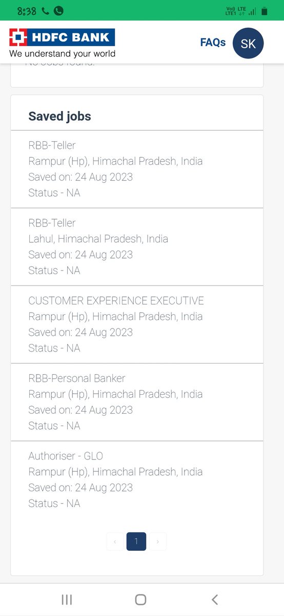 khachi_sanjay's tweet photo. @HDFC_Bank mene hdfc bank ke careers page par login kar raha hu par wo login bhut slow ho raha hai mene ek job ke liye apply karna tha jo nahi ho paa raha hai jasie he mein apply karta hu to blank page show hota hai please help me https://t.co/o3q2yB4gBE