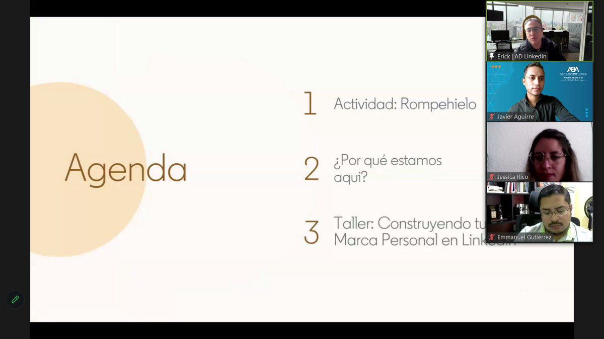 ABAROLIMex's tweet photo. Hoy se estrenó el primer curso “Rock your Profile (construyendo tu marca personal) by LinkedIn”, y con ello el componente de empleabilidad de ABA ROLI México. 

La primera colaboración entre dos instituciones de alcance nacional fue todo un éxito! 🎉 https://t.co/YGyPvegPIn