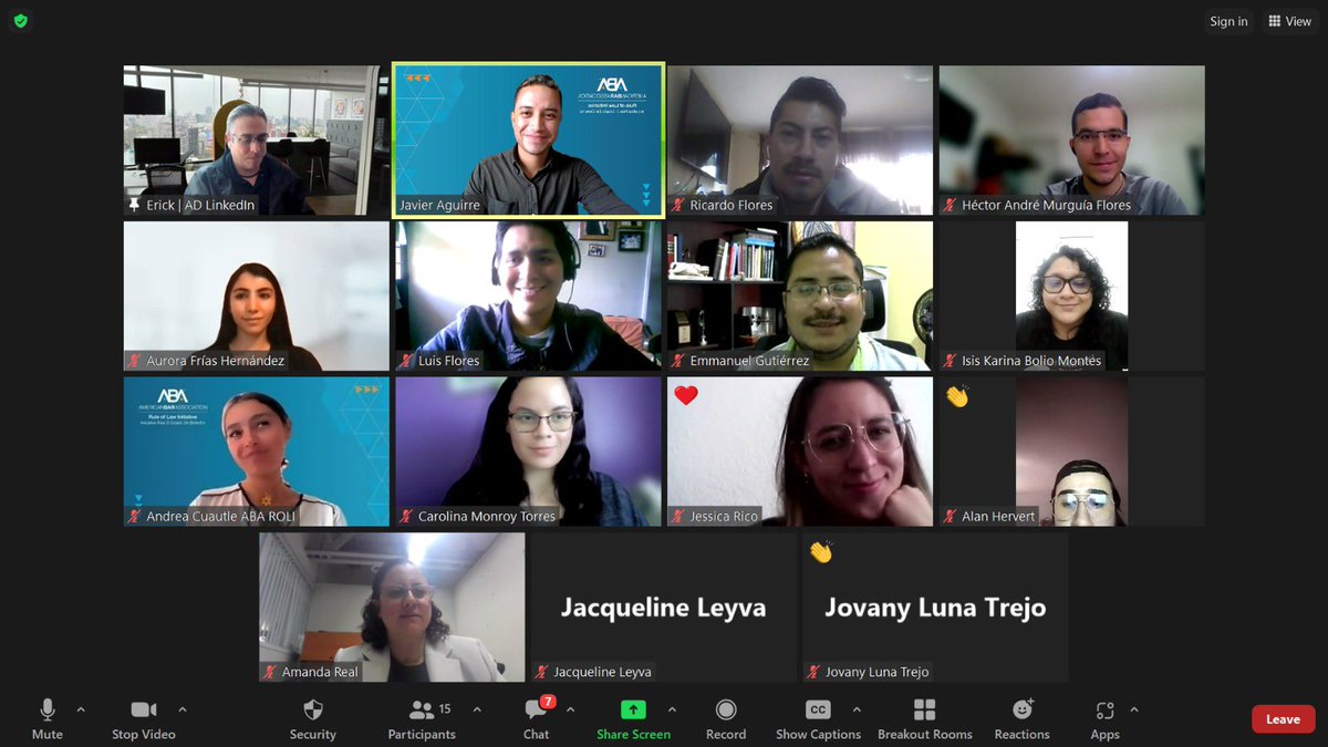 ABAROLIMex's tweet photo. Hoy se estrenó el primer curso “Rock your Profile (construyendo tu marca personal) by LinkedIn”, y con ello el componente de empleabilidad de ABA ROLI México. 

La primera colaboración entre dos instituciones de alcance nacional fue todo un éxito! 🎉 https://t.co/YGyPvegPIn