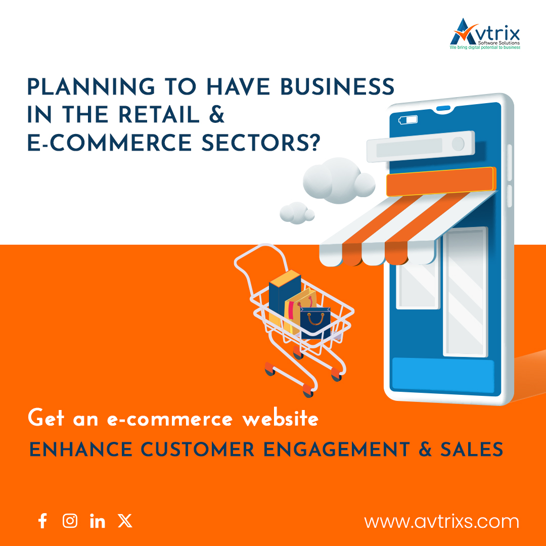 AvtrixSoftware's tweet photo. With #AvtrixSoftwareSolutions, one can get a secure, creative, beautiful, and user-friendly E-commerce website at an affordable price.
Visit: https://t.co/64meDjdcSp
#ecommercewebsite #ecommercebusiness #business #avtrixsoftware #Hyderabad #sofwarecompany #mobileappdevelopment https://t.co/dcZavpfz3t