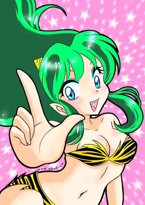 「ア・ナ・タのアイドル〜 サインはL」  …のつもりで描いていたのに、線画の状態でめちゃくちゃ放置してたのですっかり忘れてて、昨日「いっちばーん」とかってUPしちゃった せっかく指を「L」にした意味無いじゃんね? ←まぁ、私にとってのいちばんなので間違ってはないけどね?