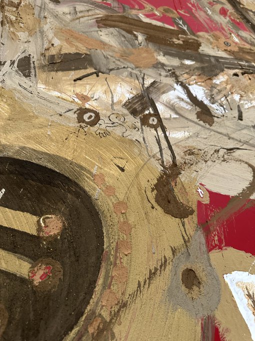 山梨の土と井戸水を使った地産地消アートもいい味出してる 