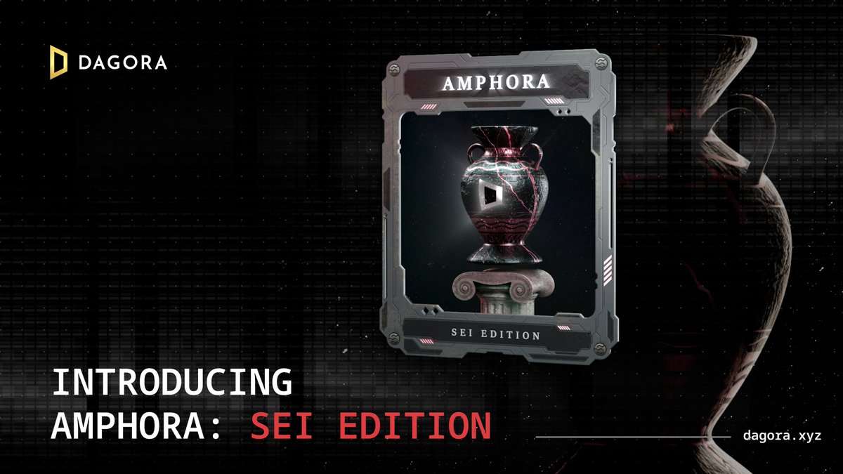 Dagoraxyz's tweet photo. 📣We're excited to introduce #Amphora 🏺- an #NFT pass subscription-based incentive scheme featuring unprecedented functions.

For its very first release, Amphora is available exclusively on @SeiNetwork as Amphora: #Sei Edition.

Learn more 👉 https://t.co/MRIY983g48 https://t.co/uywbsTKzg8