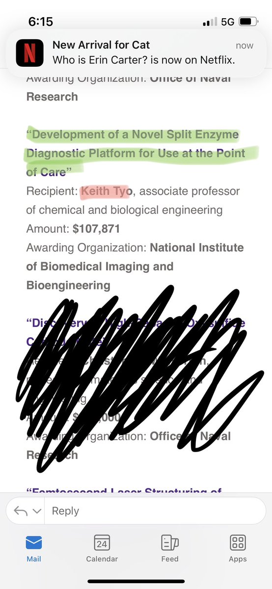 Me: I got a K99/R00 Transition to Independence award! I’m going to be a professor some day! Northwestern U: Silly postdoc! Your already independent tenured professor got that Transition to Independence award. You played no part! Everyone knows postdocs don’t get funding Me: 😒