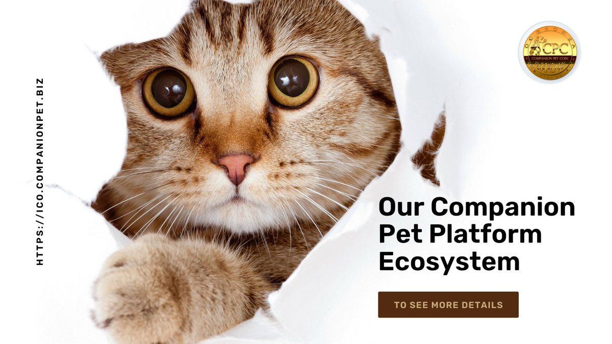 CPC_Coin's tweet photo. 🐶Pet Chain on Companion Pet Platform starts registering pet data🗃️ from the moment it starts screening all pets. 🐈The owner information is then handed over to the owner after it is pre-registered.✅
#CPC #CompanionPetPlatform #Blockchain #Cryptocurrency https://t.co/mCjUvAil2h