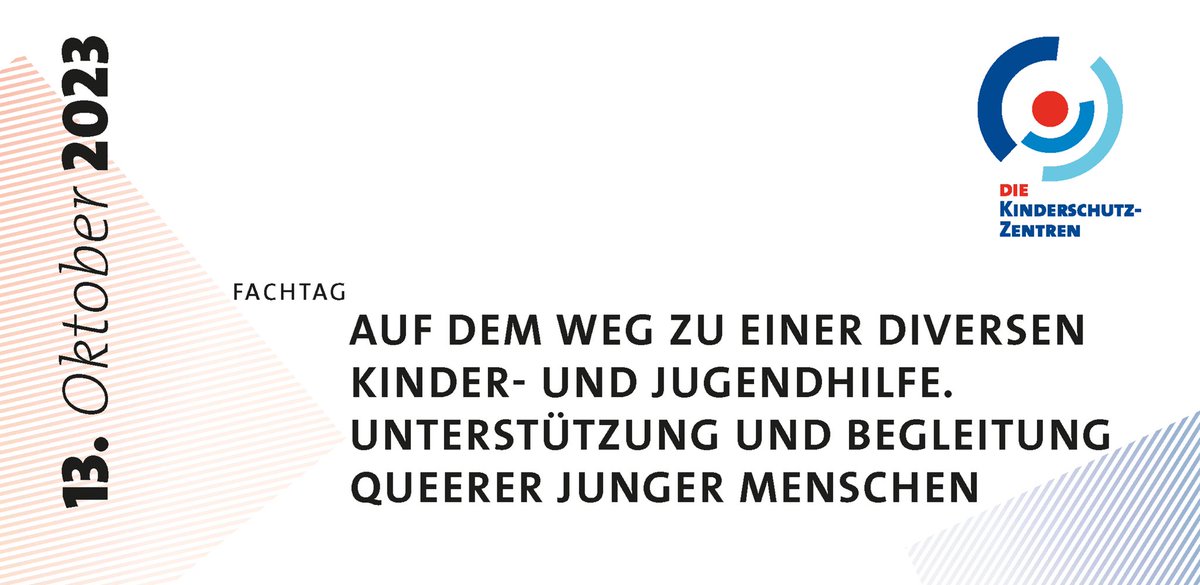 Queere Kinder und Jugendliche sind in ihrem Alltag häufiger von Ausgrenzung und Diskriminierung betroffen.
Der digitale Fachtag gibt Raum für Austausch + Anregungen, wie die Kinder- und Jugendhilfe queere junge Menschen begleiten und unterstützen kann.
📎 bit.ly/fachtag-divers…