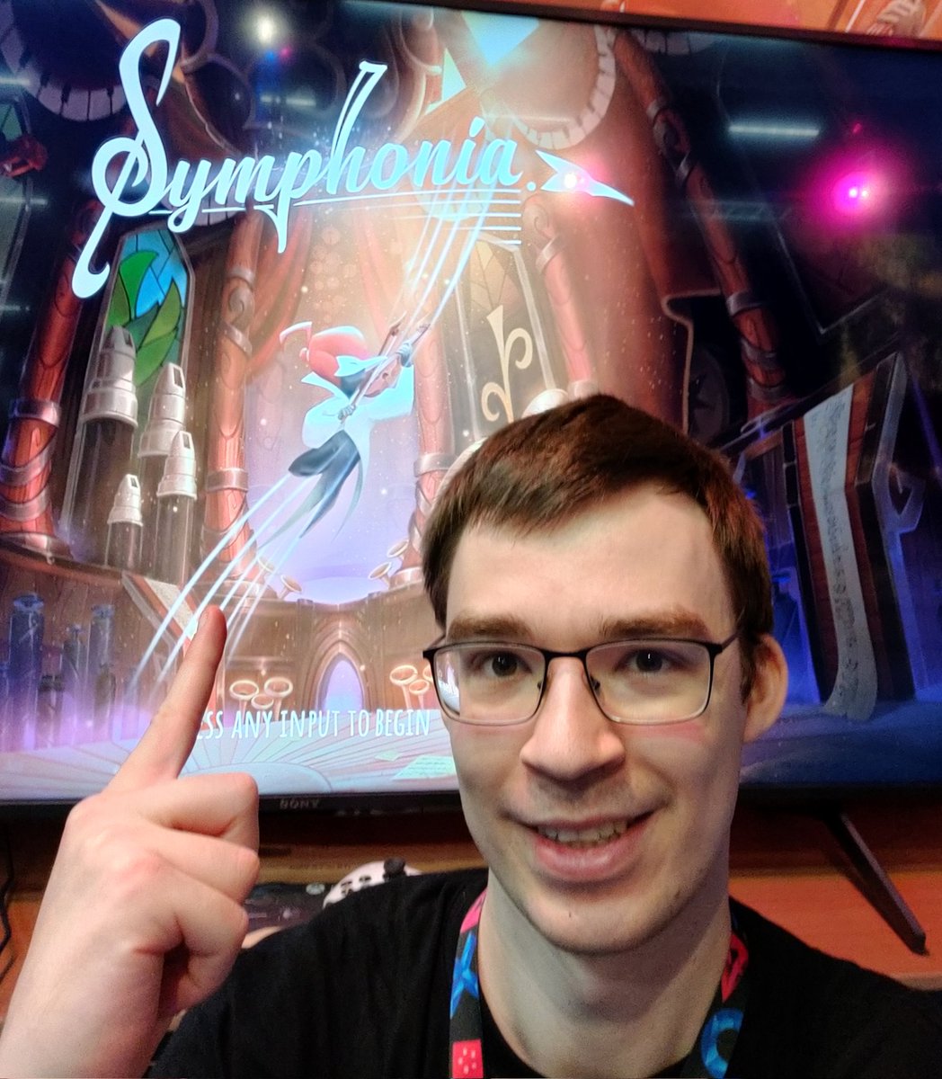 Final day of #gamescom2023 for me at the Indie Arena Booth. If you're into platformers with awesome music, make sure to check out Symphonia! Indie Arena, Hall 10.2, booth 50. 🗿🤘🏻