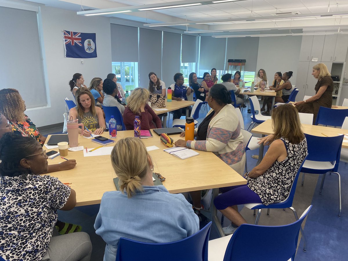 Thank you @drfranny1 for working with our staff during this year’s In Service time. Helping our teams build psychological safety,  trust and collegiality. @cayintschool #cisinspires