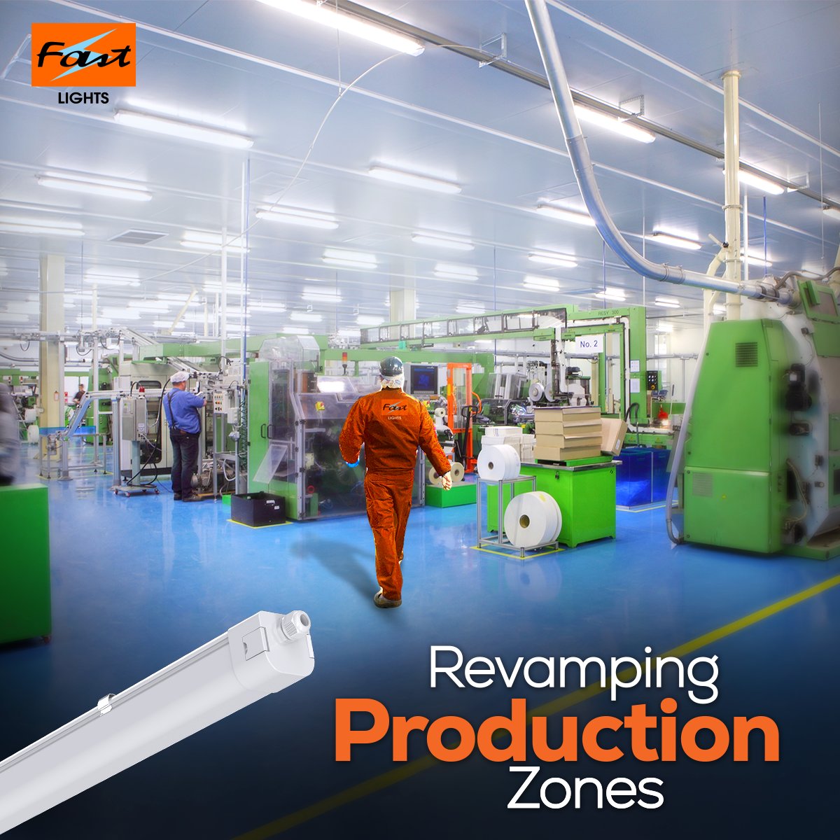 FastLightsLtd's tweet image. The Endure Damp Proof light is optimal for production areas with low maintenance and up to 5 years of warranty.

Fast Lights
Taroon Se Sitaroon Tak

Visit fast-lights.com to see our complete range of LEDs.

#LED #FastLights #RealQuality 
#TaroonSeSitaroonTak #FastCables