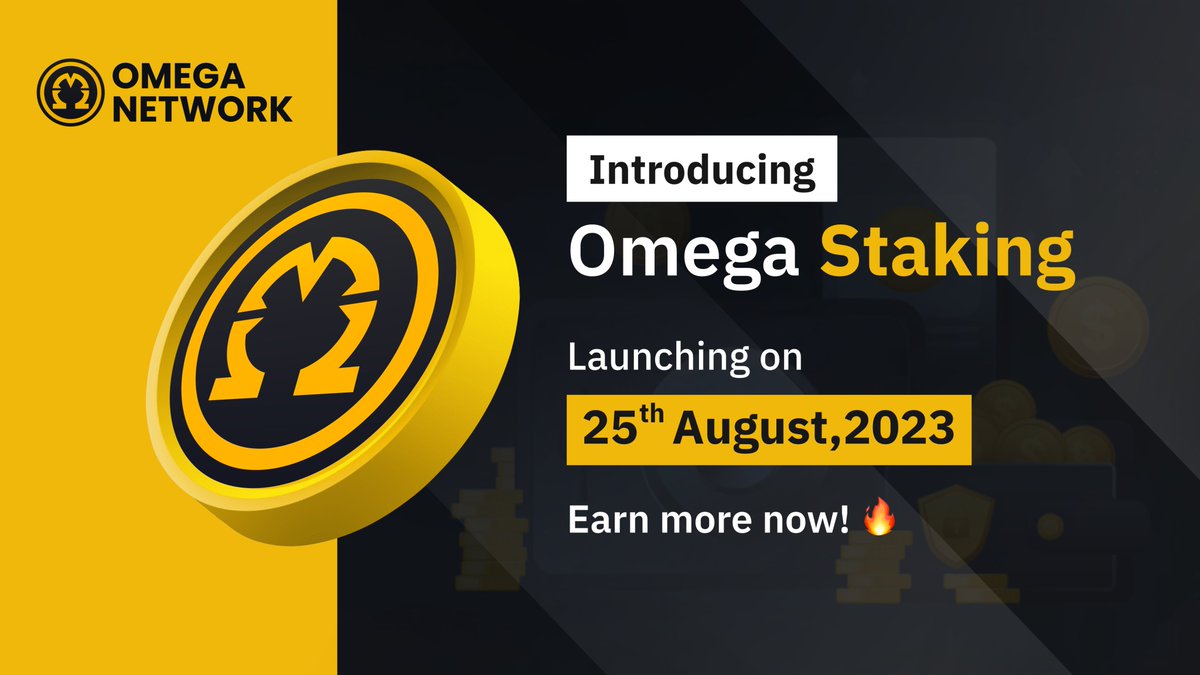 OMCoreTeam's tweet photo. 🎉Launching Staking🎉

Staking will start at 7.00 UTC August 25

Deposit $OMN into the app and join Staking now🎁

🍾Remember to update the app and enjoy the new feature!

Always stay turned with us.

#OmegaNetwork #Staking #OMN https://t.co/2uT2MBAUeS