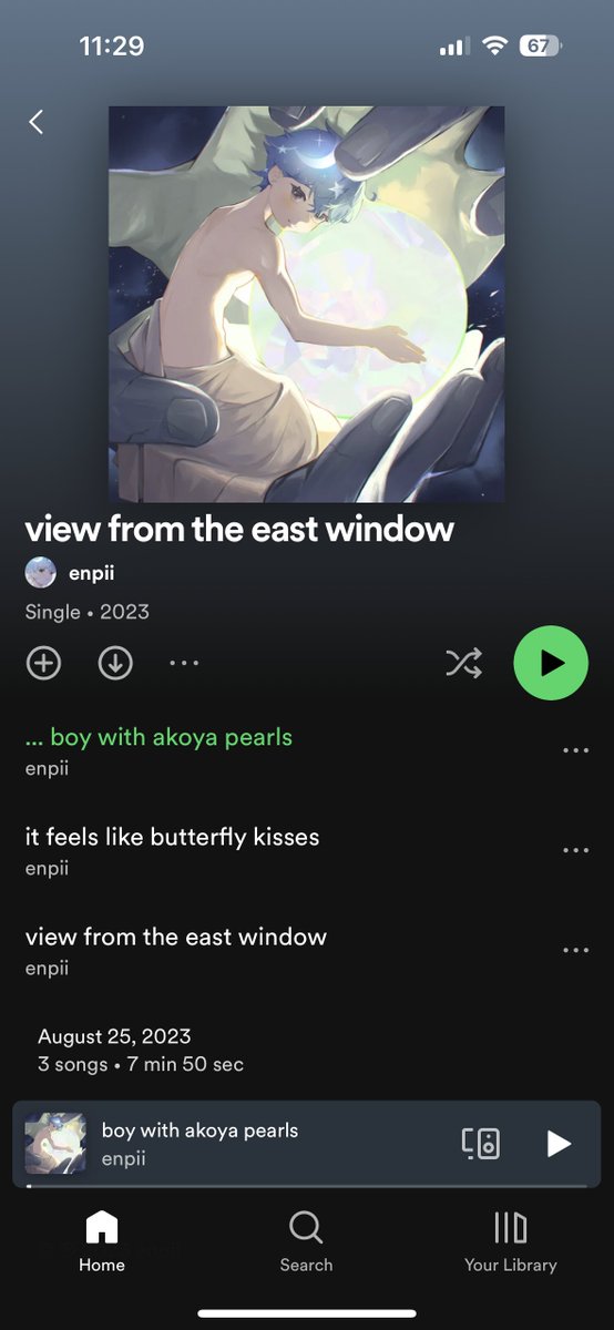 enpiionearth's tweet photo. 💖 new release! 💖

We did it, everyone! My single album 'view from the east window' is finally out! ;-; thanks for all your support! I don't know how else to say it, and I know I sound like a broken record, but it really means a lot!

i hope you enjoy!

love,
enpii https://t.co/uDXrw0P126