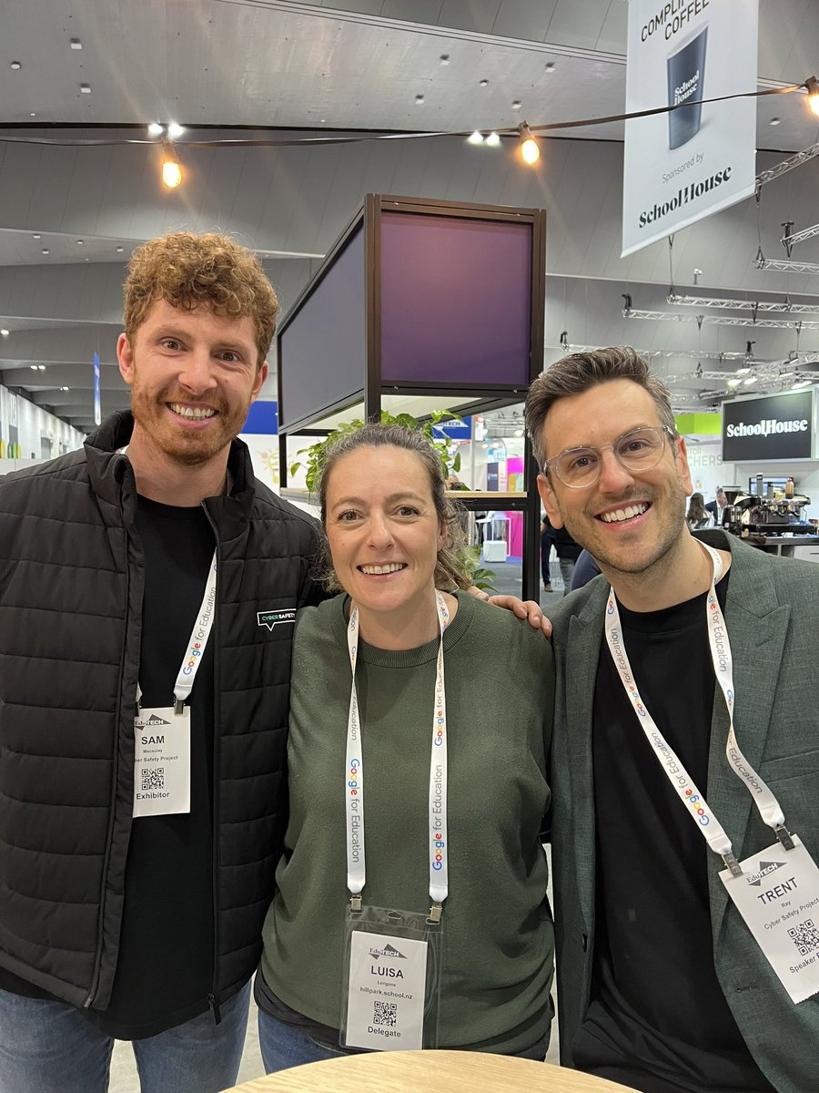 Luisa Longone (@luisalongone) on Twitter photo So good to catch up with these two! Love making plans and connections! <a href="/trentray_au/">Trent Ray - Cyber Safety Project</a> <a href="/EduTECH_AU/">EDUtech Australia</a> So good to catch up with these two! Love making plans and connections! <a href="/trentray_au/">Trent Ray - Cyber Safety Project</a> <a href="/EduTECH_AU/">EDUtech Australia</a>