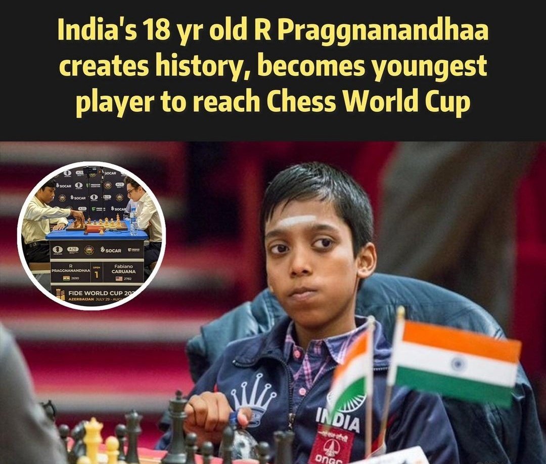 Well Played Champ... 👏🏻👏🏻👏🏻 Congratulations 💐💐💐
Comeback Stronger ✨💖
#Praggnanandhaa
#chessWorldCup2023
#India