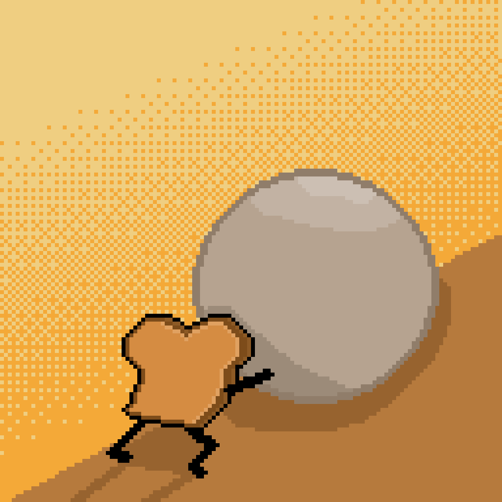 CommanderQball's tweet photo. Stream's done! I finished 2 images. Shoutout to the folks that understand the references
-🍞
#pixelart #toast https://t.co/DY647BmUDb