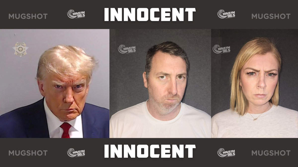 965Wave's tweet image. Mostly Innocent.
*
@realDonaldTrump 
*
#trumpmugshot #wavefm 
#mugshot #lyndalandcrammy