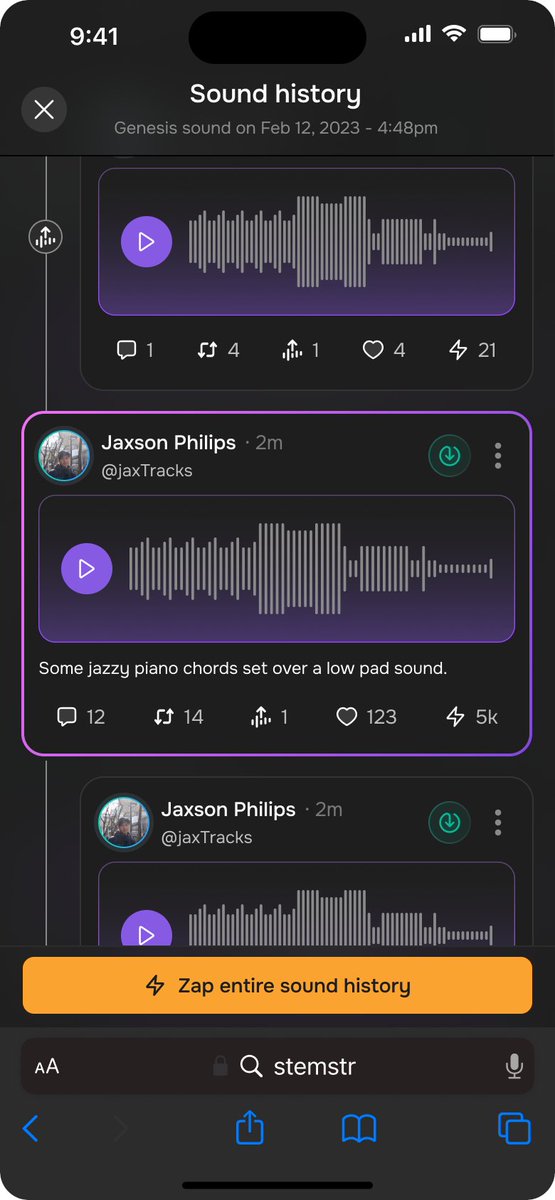 robertoagreda__'s tweet photo. Improving #stemstr UX.
#nostr #music #stems https://t.co/hicgoUnIvG