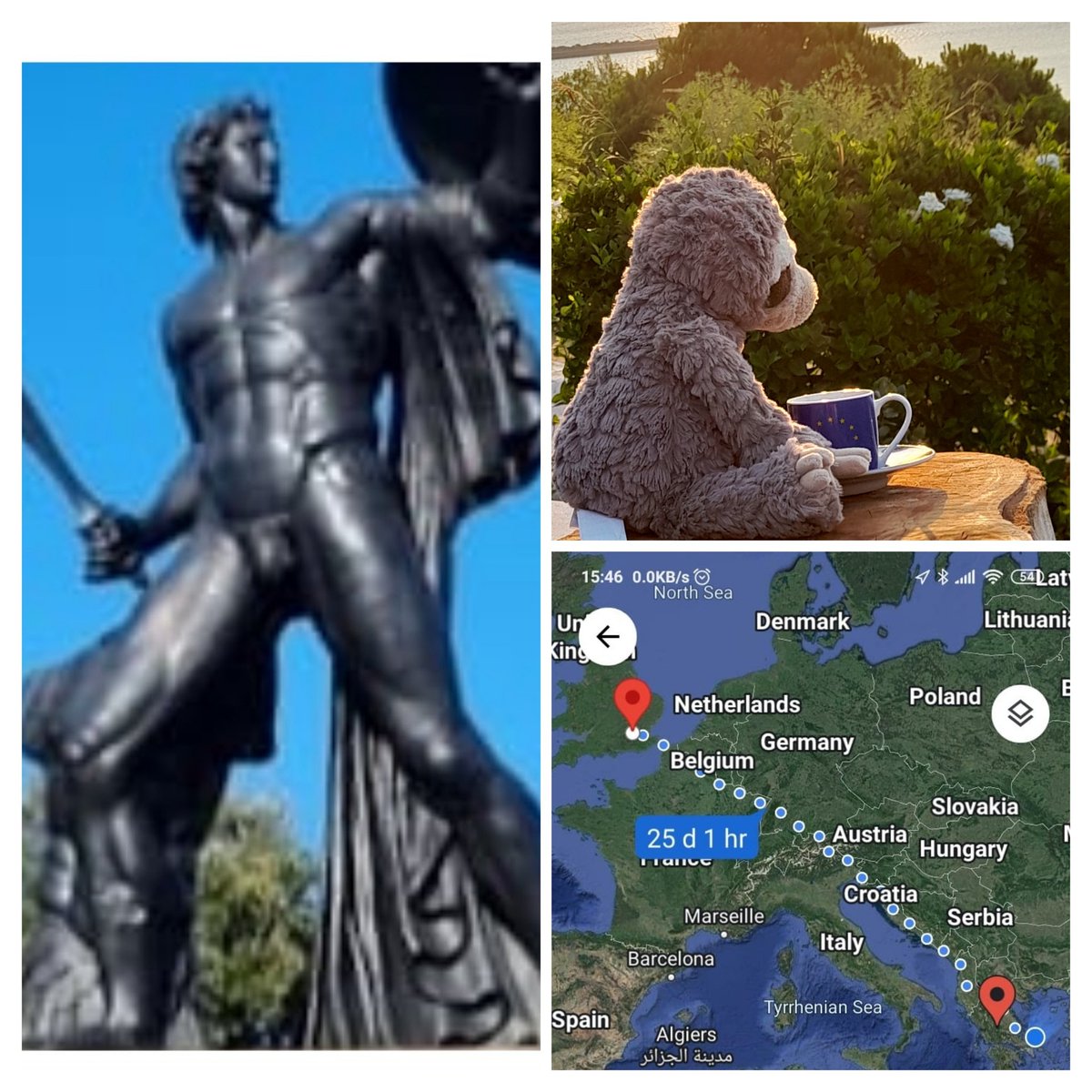 Slothman1Rejoin's tweet photo. #slothman1 up early after last night #snuggle call.He's less then month to get to #Αχιλλευς #Achillies &amp; path is far.He Needsa travel plan,
#carbonpawprints &amp; to deliver 10 Point 10 Year Plan from #snuggle to #englanders #NRM2 @MarchForRejoin #RejoinEU https://t.co/poKqAbx3kg