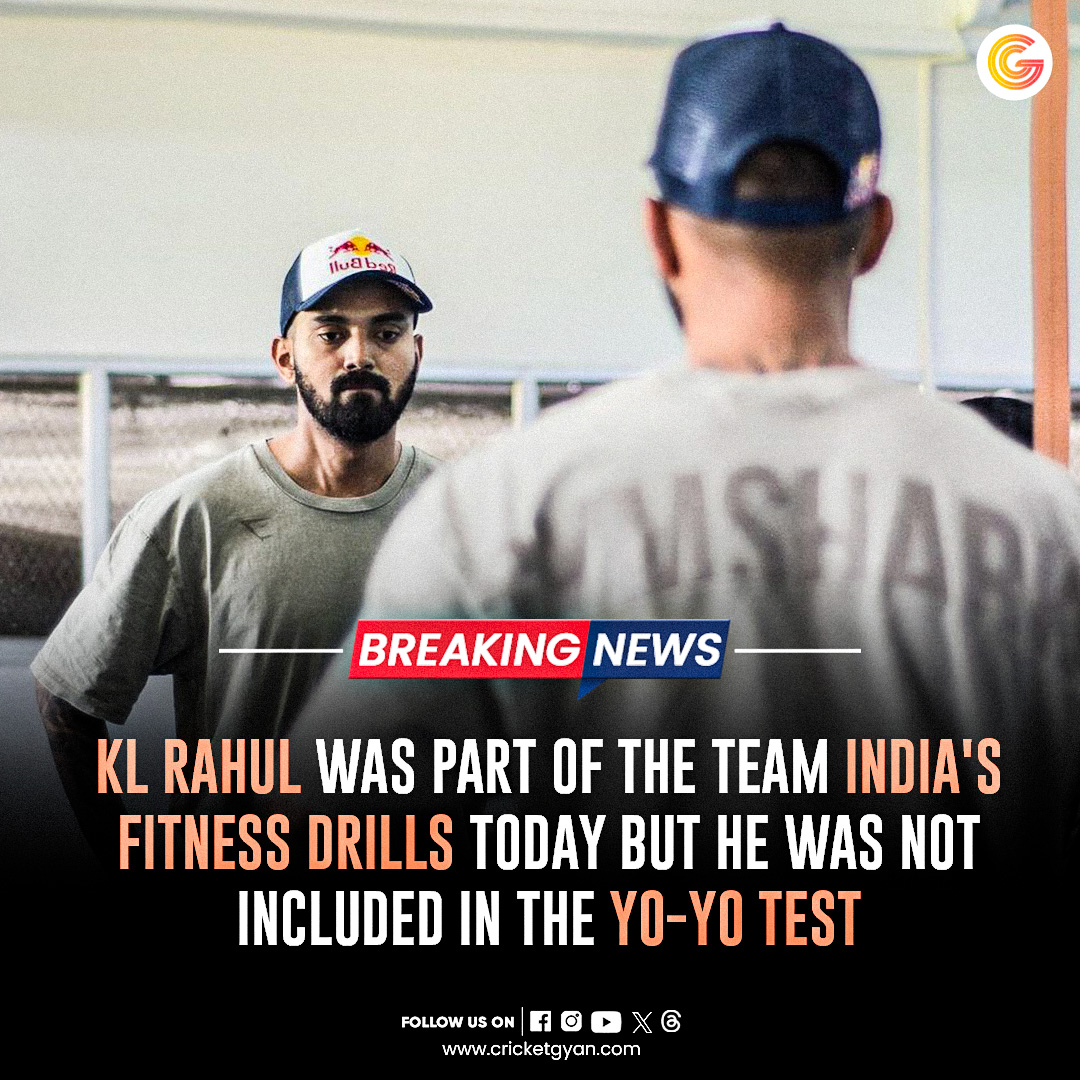 Kl Rahul who has been included in the upcoming Asia Cup despite a niggle has not been included in the Yo-Yo test

Source : PTI

#klrahul #viratkohli #yoyoytest #yoyo #honeysingh #breakingnews #bigbreaking #cricketnews #sunielshetty #athiyashetty #lsg #gautamgambhir #cricketgyan