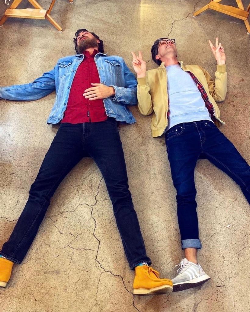 lostmythicality's tweet photo. thank you @rhettmc and @LinkNeal, for giving us so many beautiful wonderful magical mythical memories with each other to fall on the ground to, or well, to sleep. thank you for good mythical evening. it was everything and so much more. ✨ get home safe https://t.co/hCObL448da