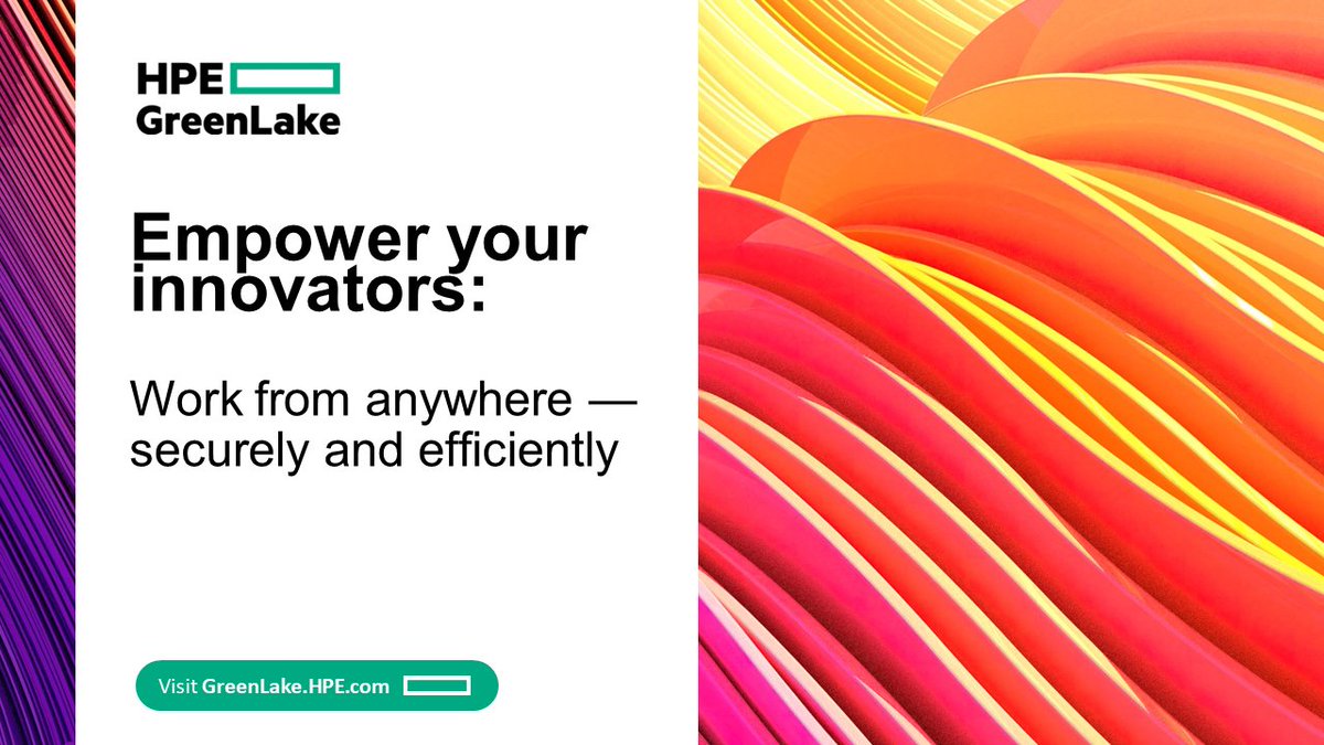 felipechpol's tweet image. Empower your innovators to work – securely – from anywhere with virtual desktop infrastructure solutions from HPE and #Intel. Today, many organizations are replacing VPN environments with #VDI. New solution brief explains why. #HPECompute hpe.to/6013PUrcS