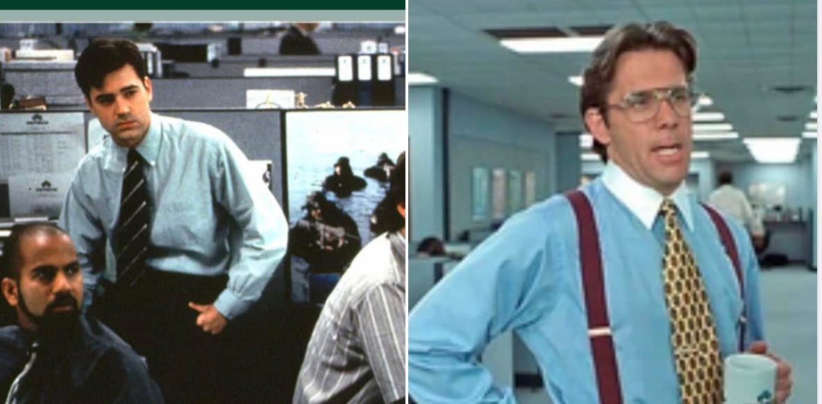 I realized today that the plot of Office Space is basically a perfect analogy for the WGA/SAG strike. All the creatives want is a fraction of the pennies that go to their crappy, greedy bosses. And maybe a red stapler. Support the workers, mmkay?
#WGAStrike
#SagAftraStrike