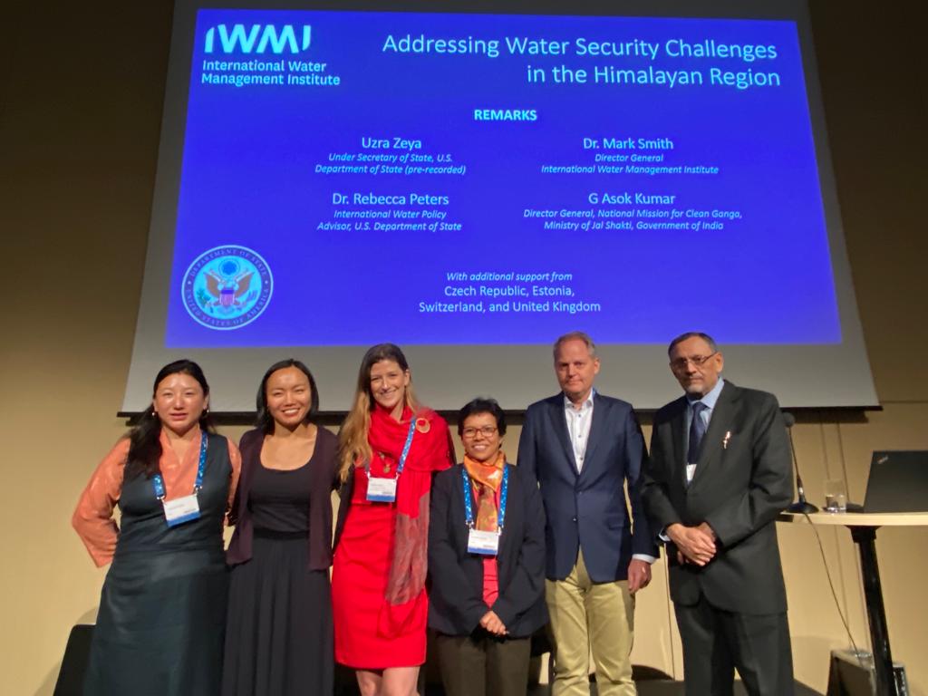 Great session at the #WWWeek panel on #Himalayan Water Security yesterday.
<a href="/DMSmifffy/">Mark Smith</a> <a href="/khadka_manohara/">Dr Manohara KHADKA</a> <a href="/rebeccampeters/">Rebecca M Peters</a> <a href="/tsechudolma/">Tsechu Dolma</a> <a href="/lobsangYangtso/">lobsang  Yangtso</a>
