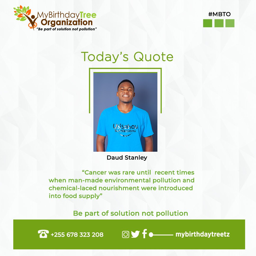 Mybirthdaytree2's tweet photo. Man has been a threat to the environment though his activities which deteriorate the environment and it's impacts threatens the man himself.
βSay NO to human induced pollutions
#MBTO
#bepartofsolutionnotpollution https://t.co/qdwAEne1yB
