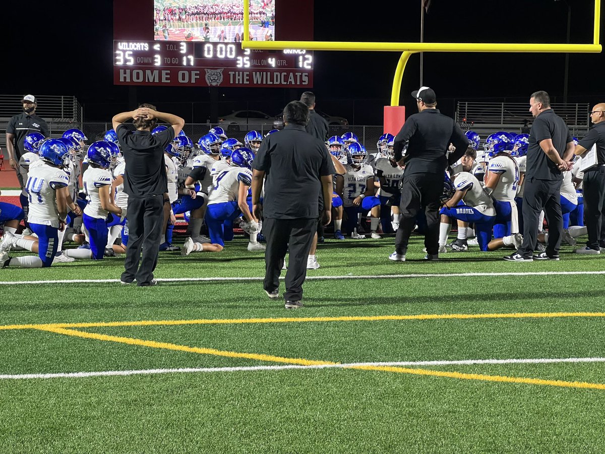 Great effort by the Braves tonight, tough loss in the end 12-35