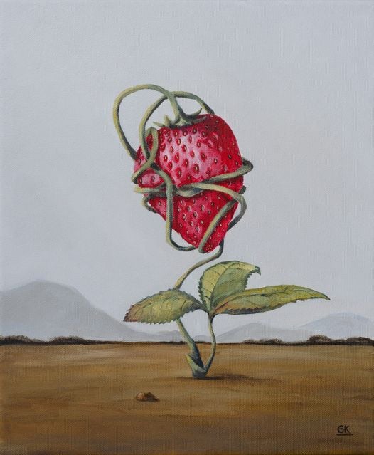 The wonderful GOSIA KARSKI Bath Contemporary Artists Fair Sunday 10th September Green Park Station, Bath