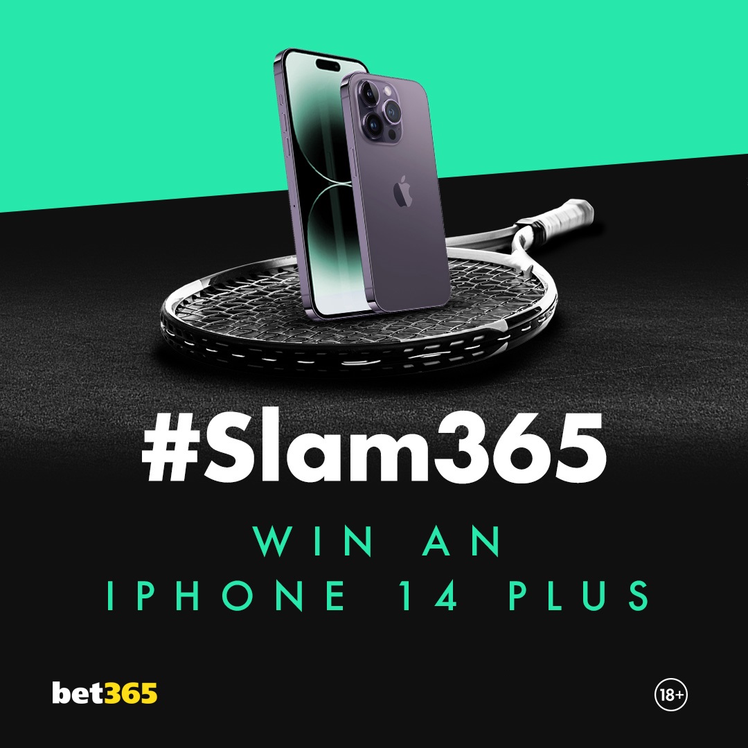 bet365_aus's tweet photo. 📱 Want to win an iPhone 14 Plus?

𝟭. Follow @bet365_aus.
𝟮. Repost (retweet) this post.
𝟯. Tell us who finishes in the US Open men's quarter-finals at the longest pre-tournament odds.
𝟰. Use #Slam365 with your entry.