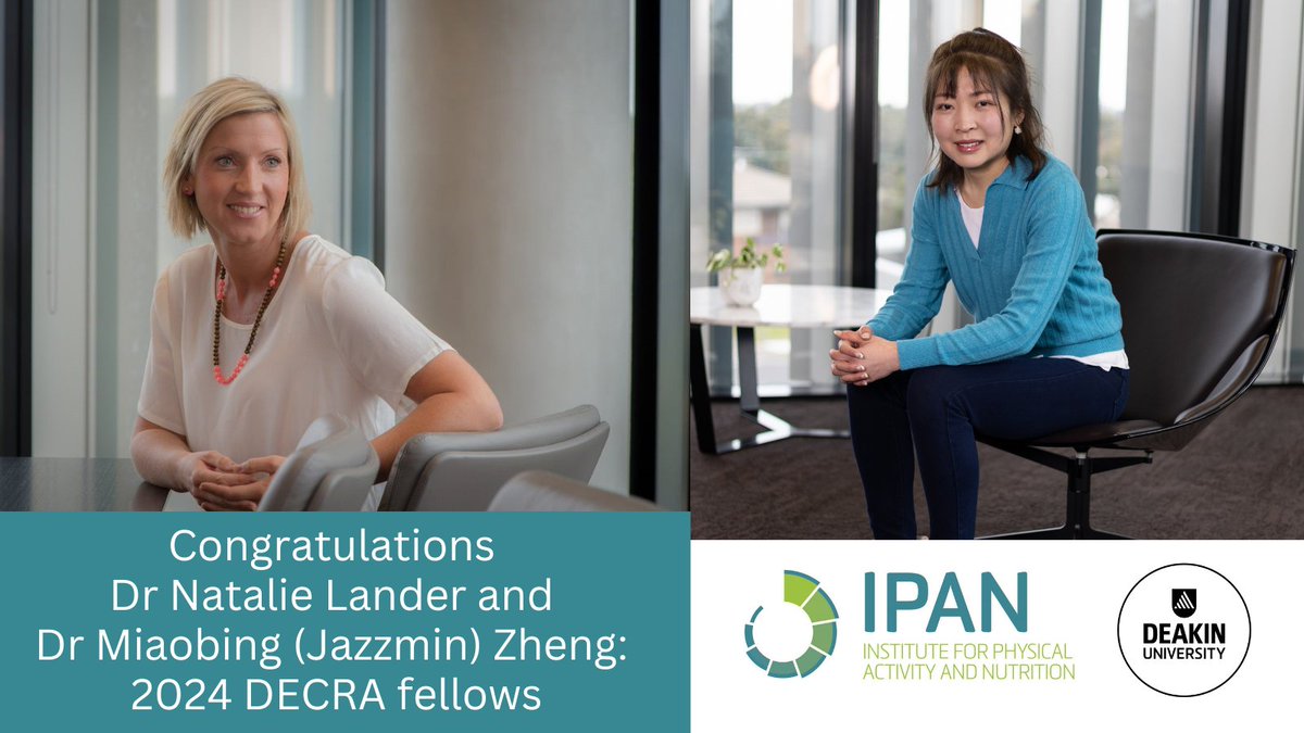 📢We're excited to share that @JazzminZheng and @NatalieLander1 were each awarded a Discovery Early Career Researcher Award!
Thanks @arc_gov_au for supporting work that will have lifelong benefits for children in early childhood & school respectively.
deakin.au/3qINEmp